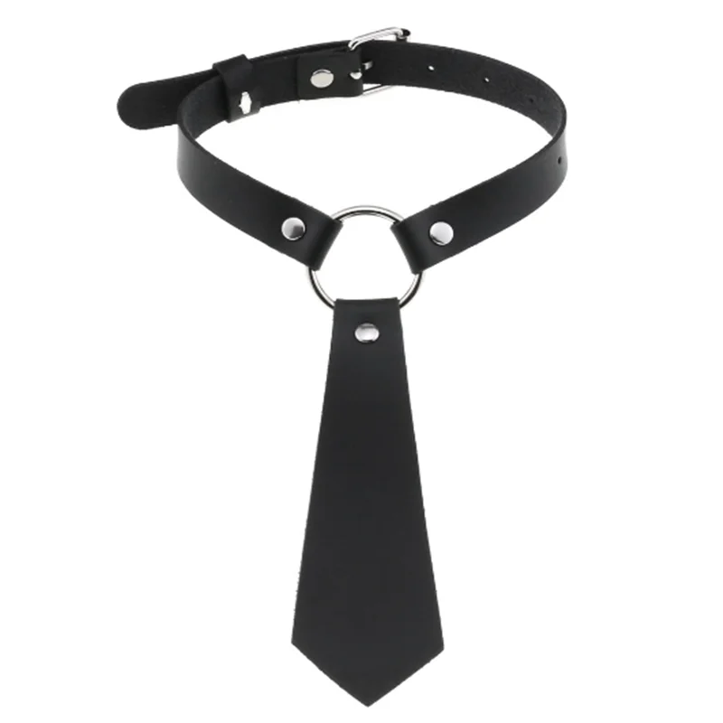 1Pc Harajuku Gothic Spike Niet Stern Halsketten Collares Hip Hop Rock Schwarz Bowknot PU Spitze Leder Sexy Y2K Mädchen halsband Schmuck