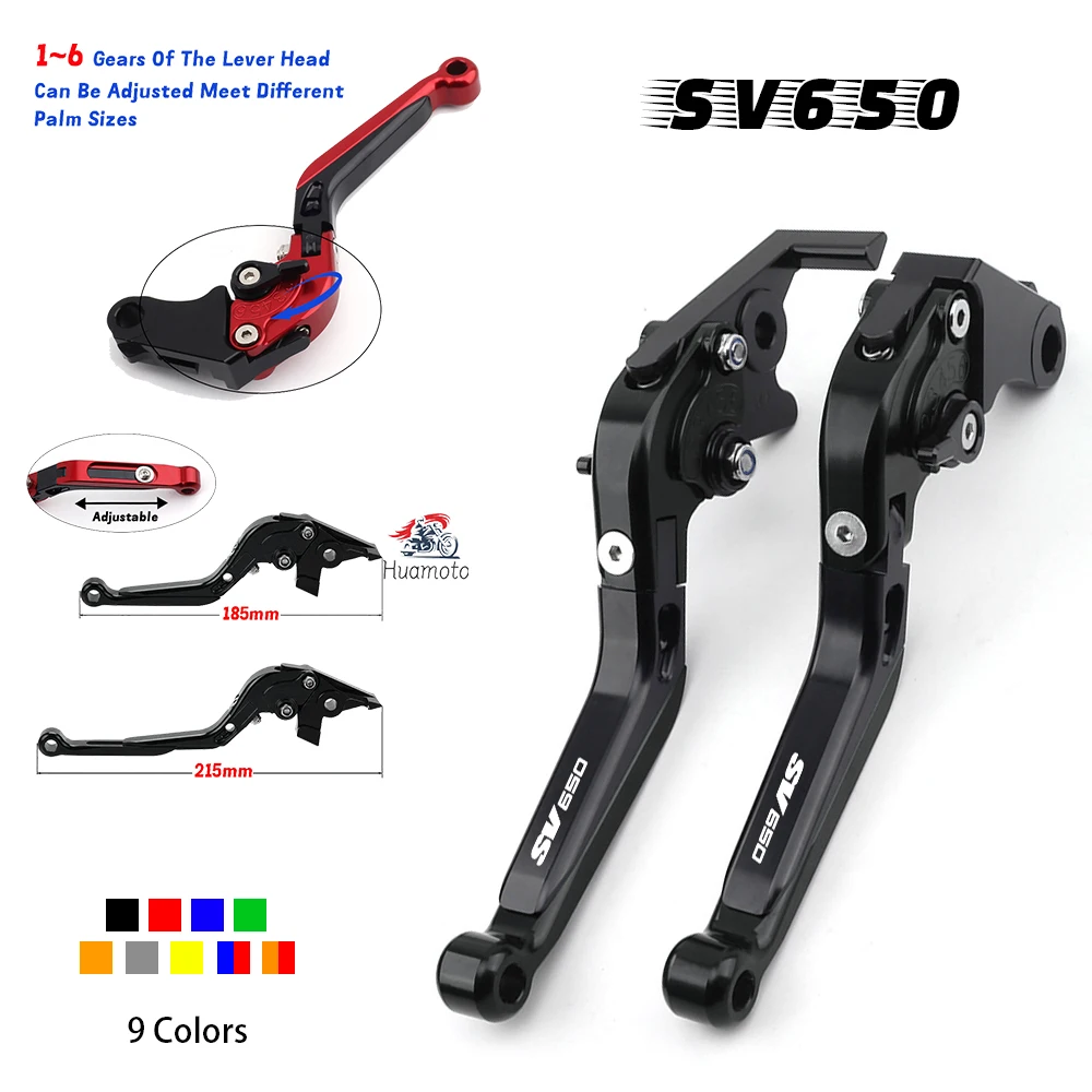 

Logo For Suzuki SV650/X SV 650 2016-2022 Adjustable Handle Set Clutch Lever Brake Set Handle Levers Motorcycle Accessories CNC
