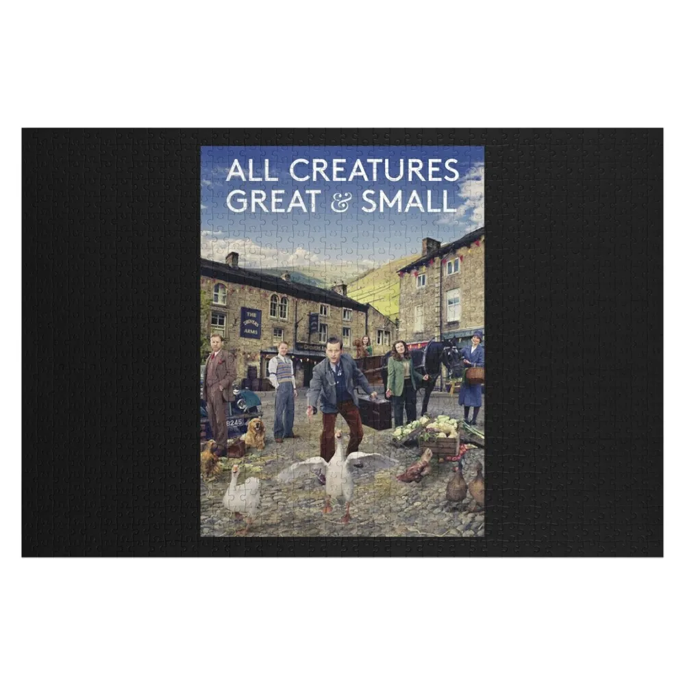 All Creatures Great And Small Jigsaw Puzzle Woodens For Adults Custom Anime Puzzle