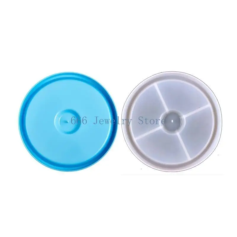 f2td الأزرق الايبوكسي صب قالب البخور لوحة القالب السيليكون الحلي المنزل DIY