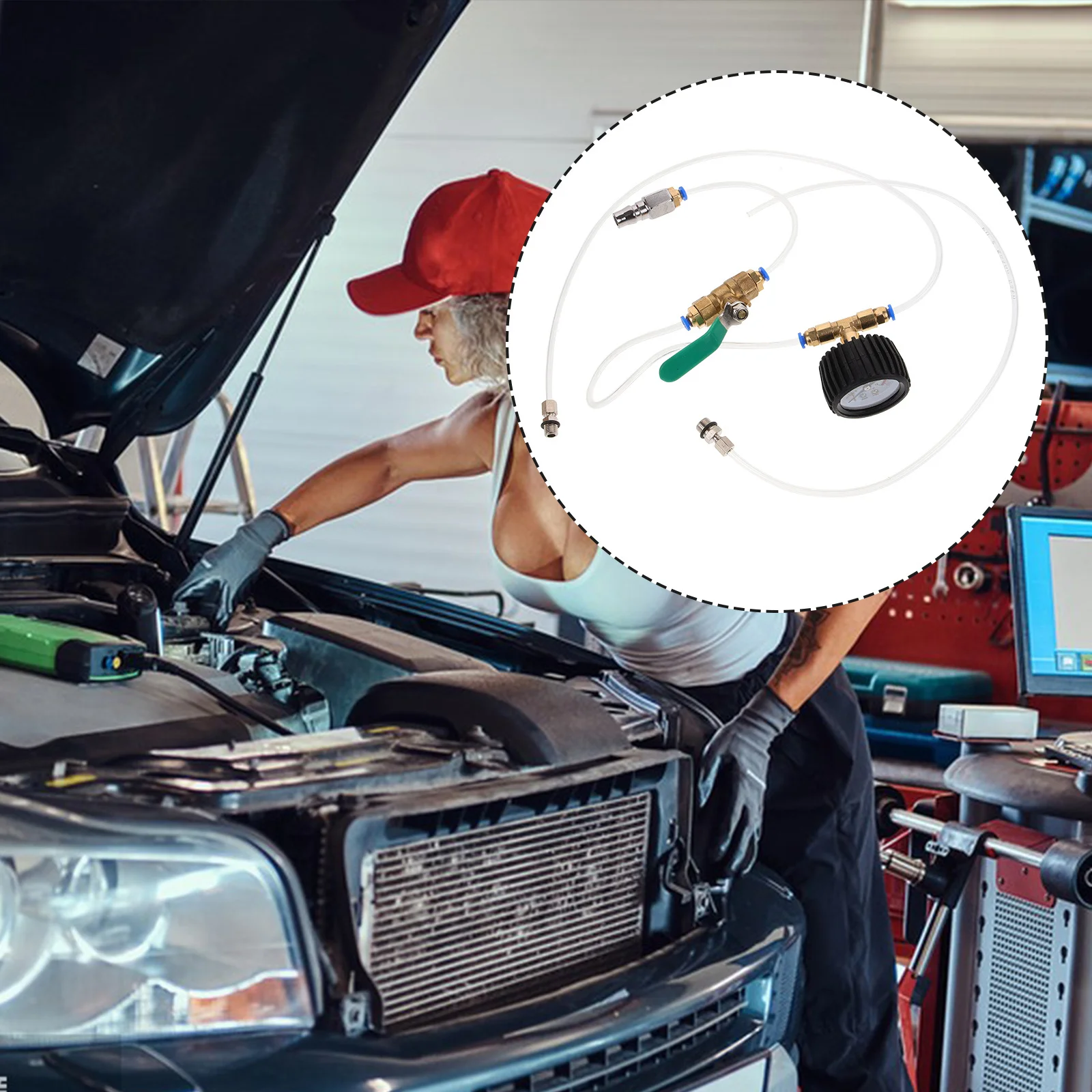 

Air Suspension Detection For Automotive Shock Absorber Test Precision Car Repair Air Damper Leak Tester Car Leak Detection