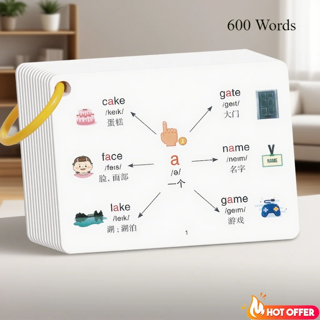 

Карты с английским корнем и китайскими переходами, словарный запас, карта разума, обучающие карты памяти для средств начальной школы