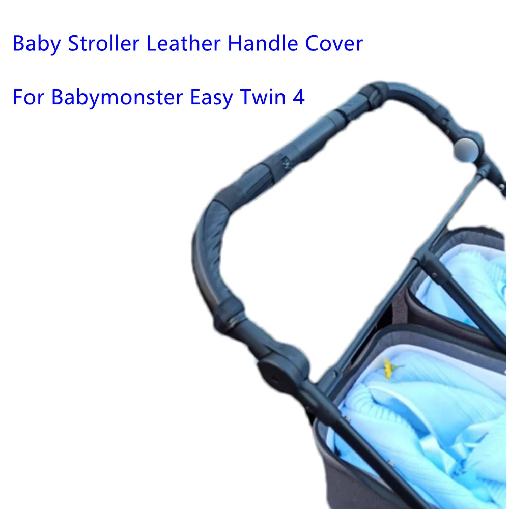 Juste de poignée de poussette pour Babyeditorial Easy Twin, manchon en cuir, étuis de protection, housses, accessoires de pare-chocs de poussette,