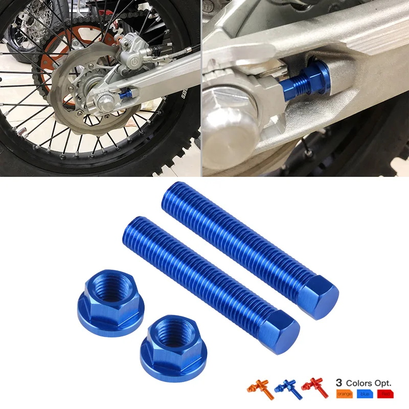 

Chain Adjuster Bolts Screws For Husqvarna 701 Supermoto Enduro 2016-2022 Norden 901 2022-2023 TE 300 FE 450 TC FC FX 2014-2023