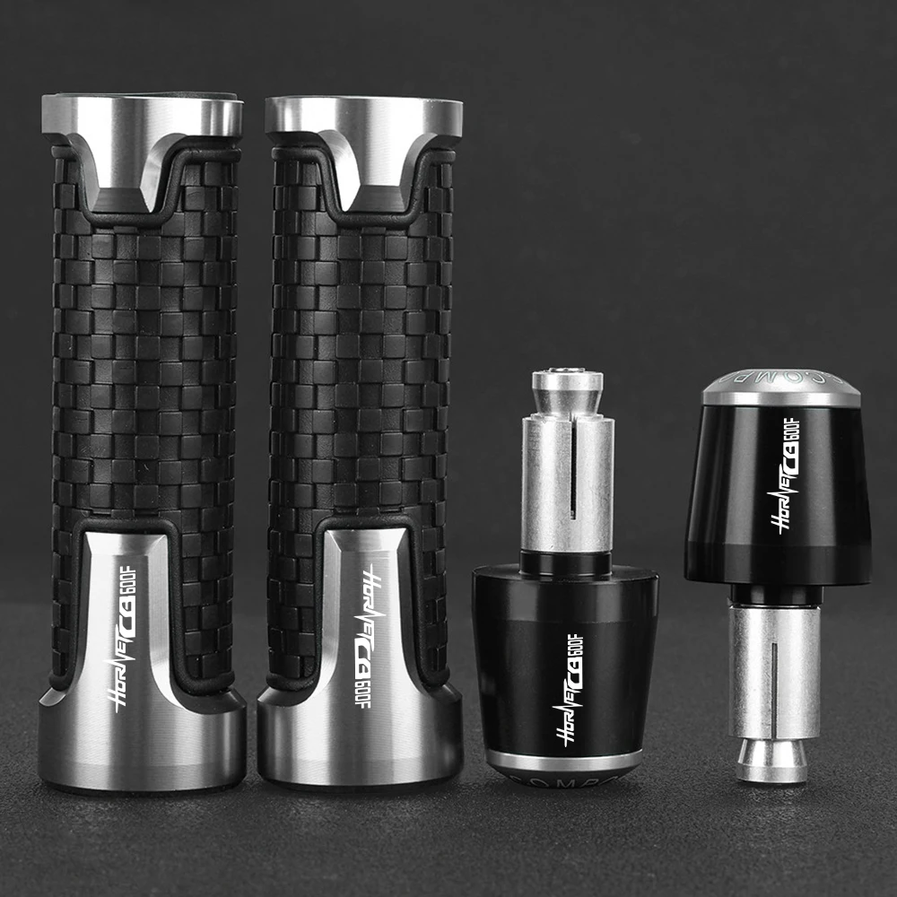 

For Honda CB600F CB600 F Hornet 2007-2013 2008 2009 2010 2011 2012 Motorcycle 7/8" 22MM Handlebar Grips Handle Bar Cap End Plugs