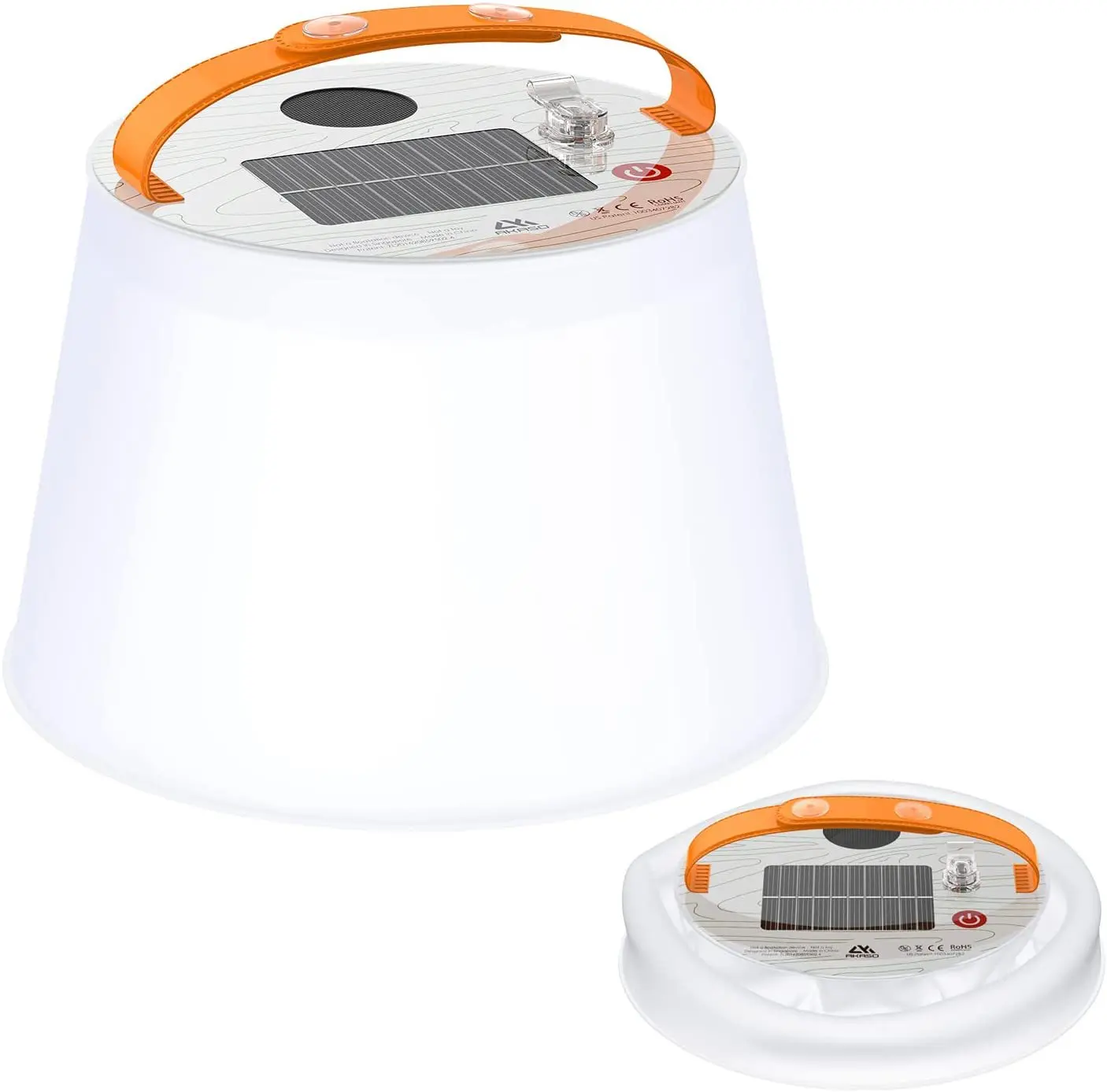 Imagem -02 - Led Solar Light com Alto-falante Bluetooth Portátil Dobrável ao ar Livre Barraca Acampamento Festa