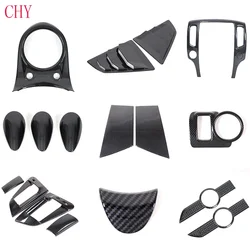 For Nissan 370Z Z34 ABS Carbon Fiber 2009-2020 Car center console panel cover sticker car decoration modification accessories