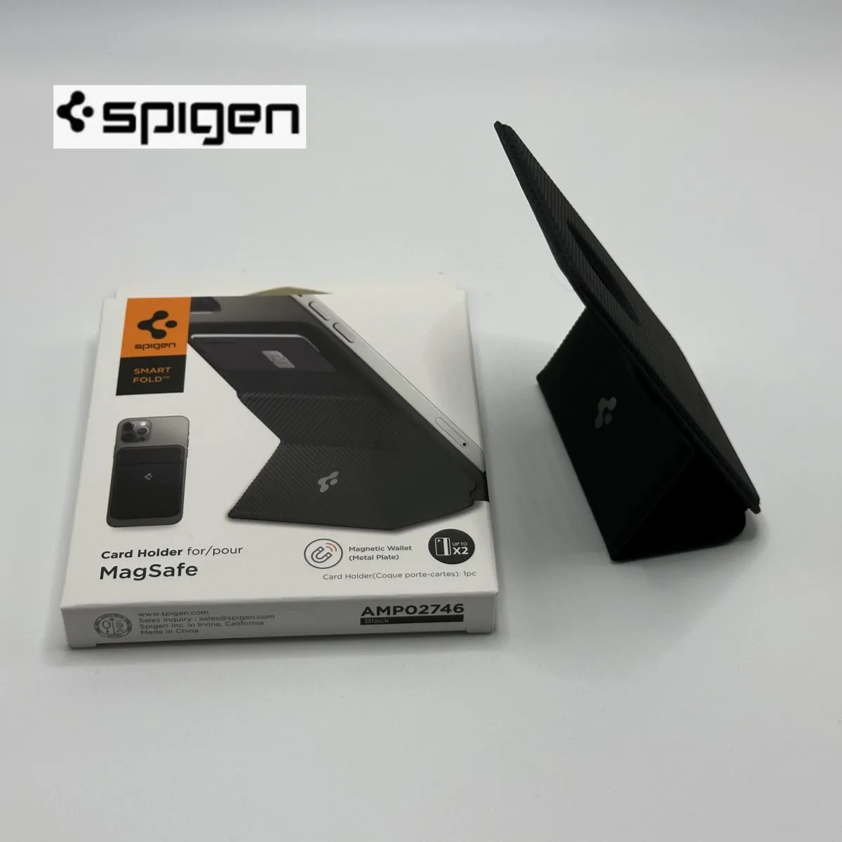 

Spigen Original Authentic Mobile Phone Card Bag Smart Magnetic Suction Bracket MagSafe Bracket Accessories with Packaging Box