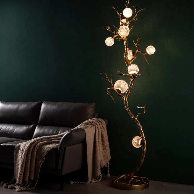 

Luxury high-end creative branches, planet floor lamps, living room and bedroom, bedside decoration ornaments