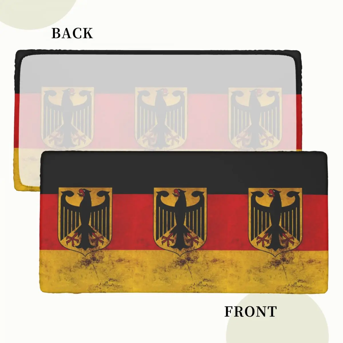 German DK Reich Empire Of Flag Customized Rectangular Tablecloth Oilproof Table Cover for Dining Events Table Cloth