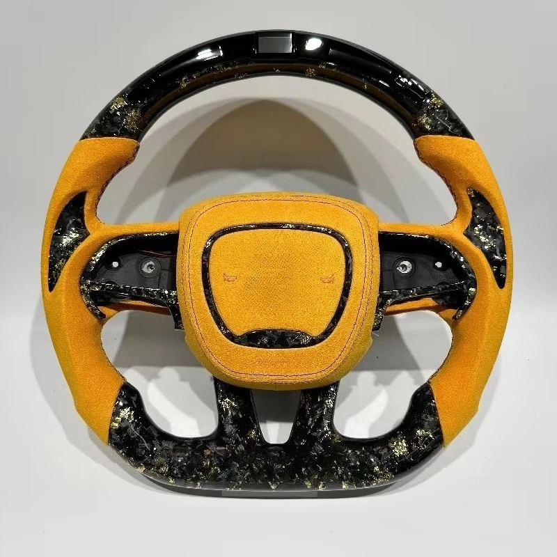Sports Style Carbon Fiber Steering Wheel Supports Personalized Customization