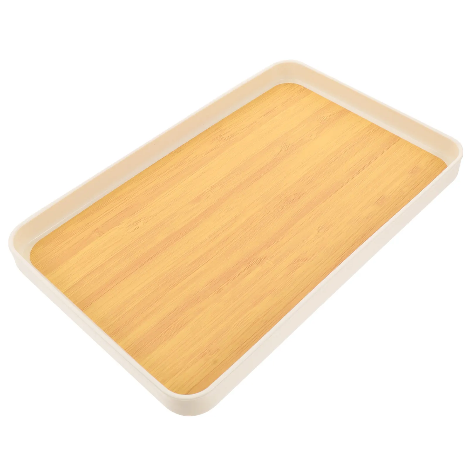 Serving Tray Tea Tray Multi-Function Desktop Dessert Plate Fruit Snack Candy Display Stackable Wear-Resistant Gathering Coffee