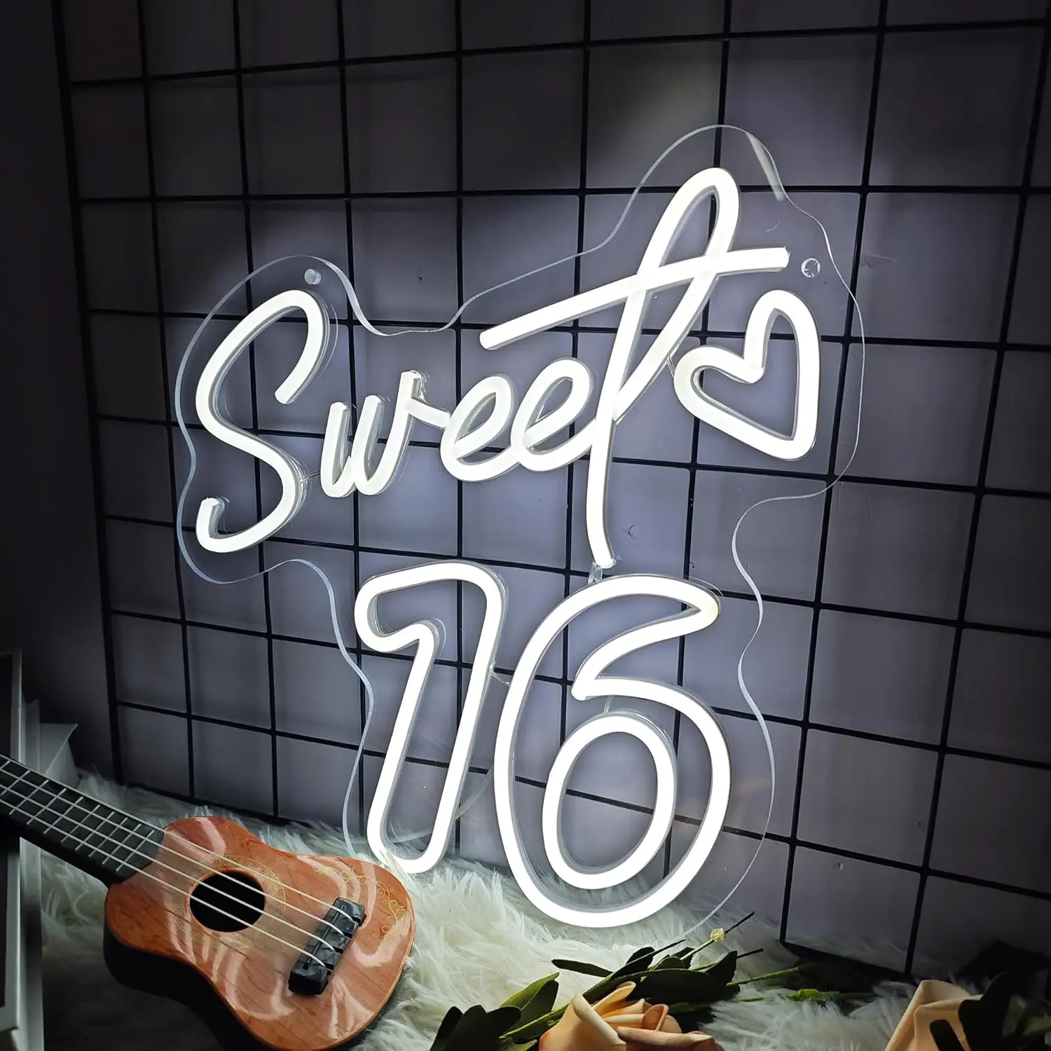 

Sweet 16, декор для вечеринки, неоновая вывеска, светодиодный светильник с USB-подсветкой для спальни, игровой комнаты, украшение дома, personnalisé, подарок, ночник