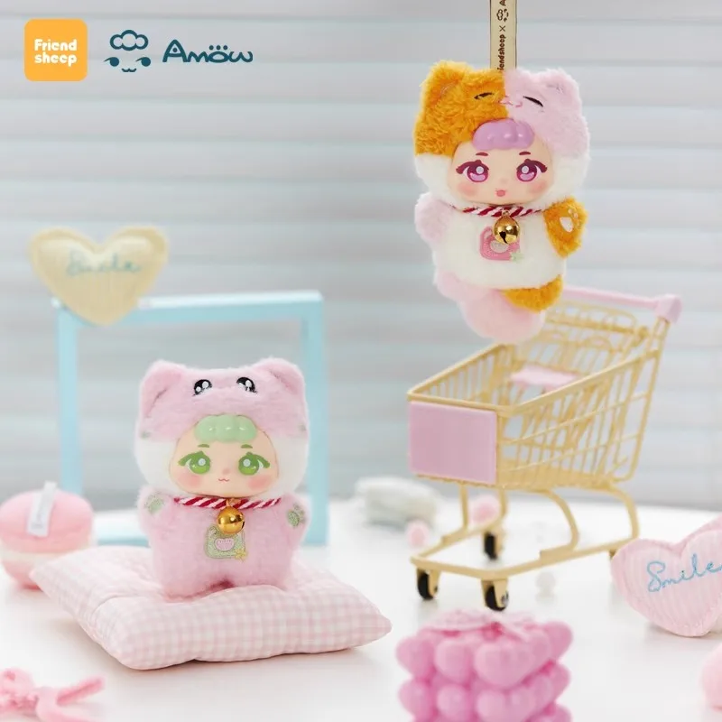 

Friendsheep Amow Meow бархатный шар для вечеринки серии плюшевая кукла виниловая глухая коробка тема кошки милая кукла сумка кулон милая загадочная коробка подарки