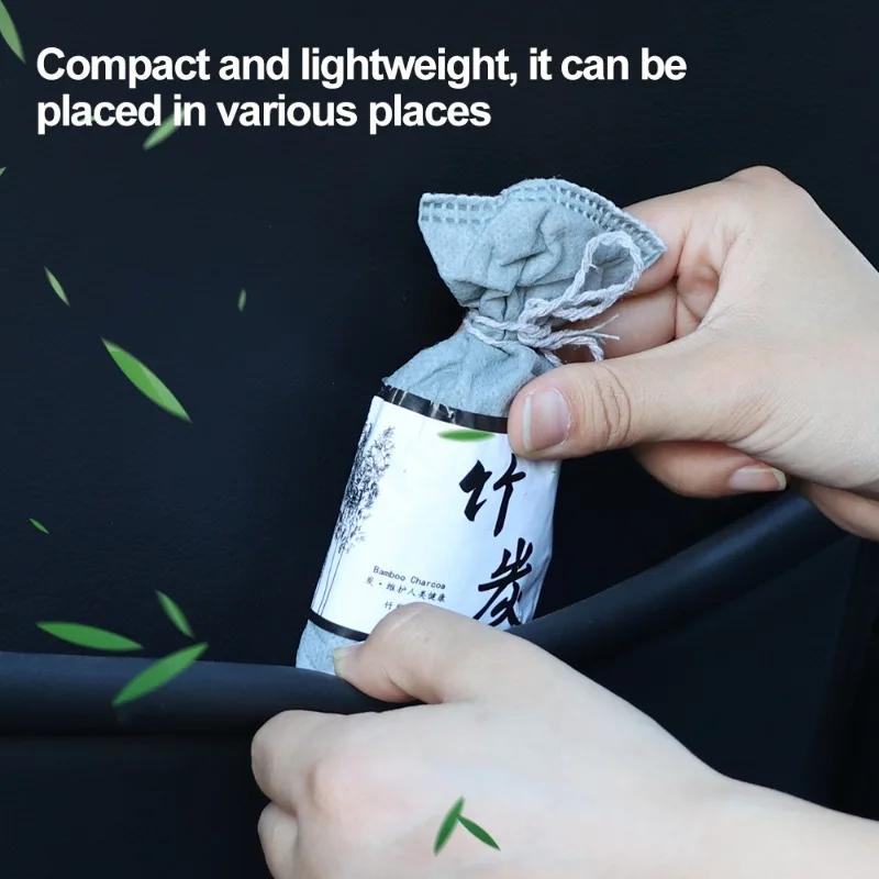 Japanese Style Car Bamboo Charcoal Bag Activated New Auto Renovation Odor Formaldehyde Removal Carbon Bag Sachet Home Decoration