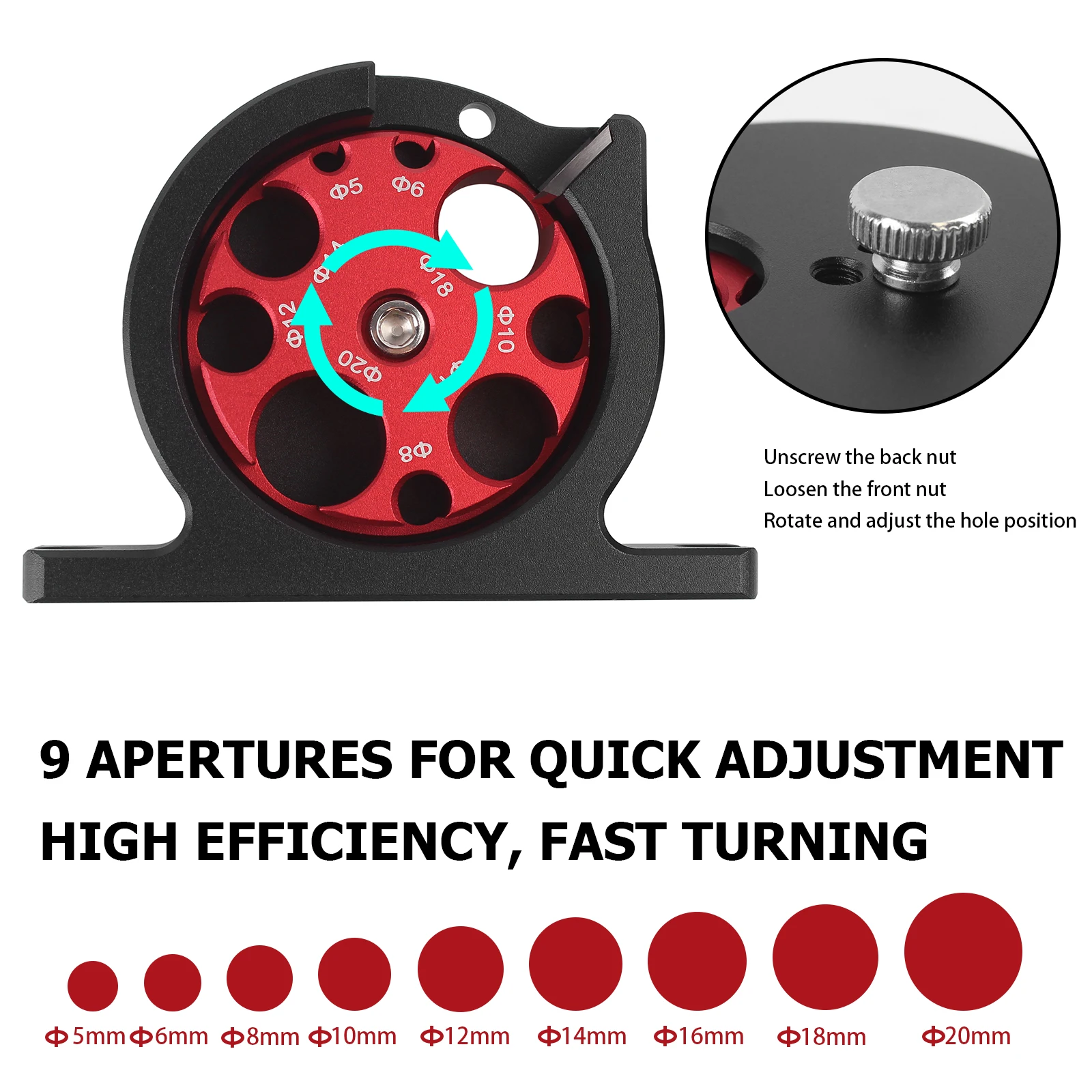 صانع وتد متري 5 مللي متر-20 مللي متر مع 1 قطعة شفرة كربيد الحفر الكهربائية طحن وتد قضيب مستدير أداة مساعدة أداة نجارة #3