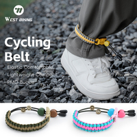 WEST BIKING Cycling Pants Strap Adjustable Reflective Trouser Leg Belt Weave Rope Multi-Color Leg Strap MTB Road Bike Accessory