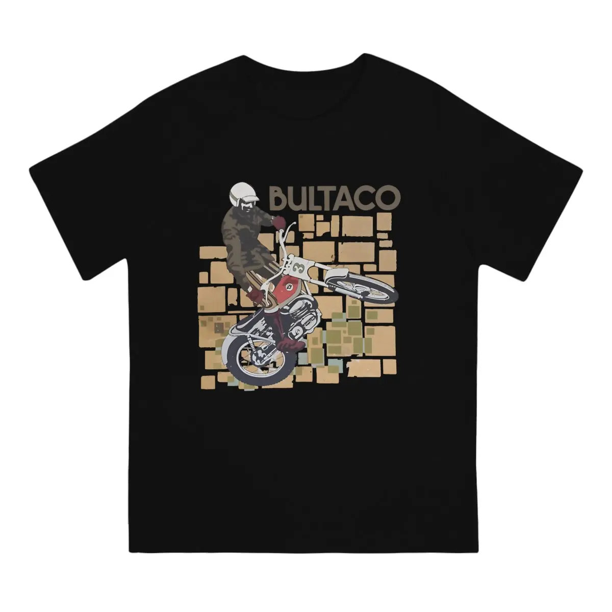 Charming Men T Shirt Bultaco Amazing Tees Short Sleeve Crew Neck T-Shirt Cotton 6XL Clothing