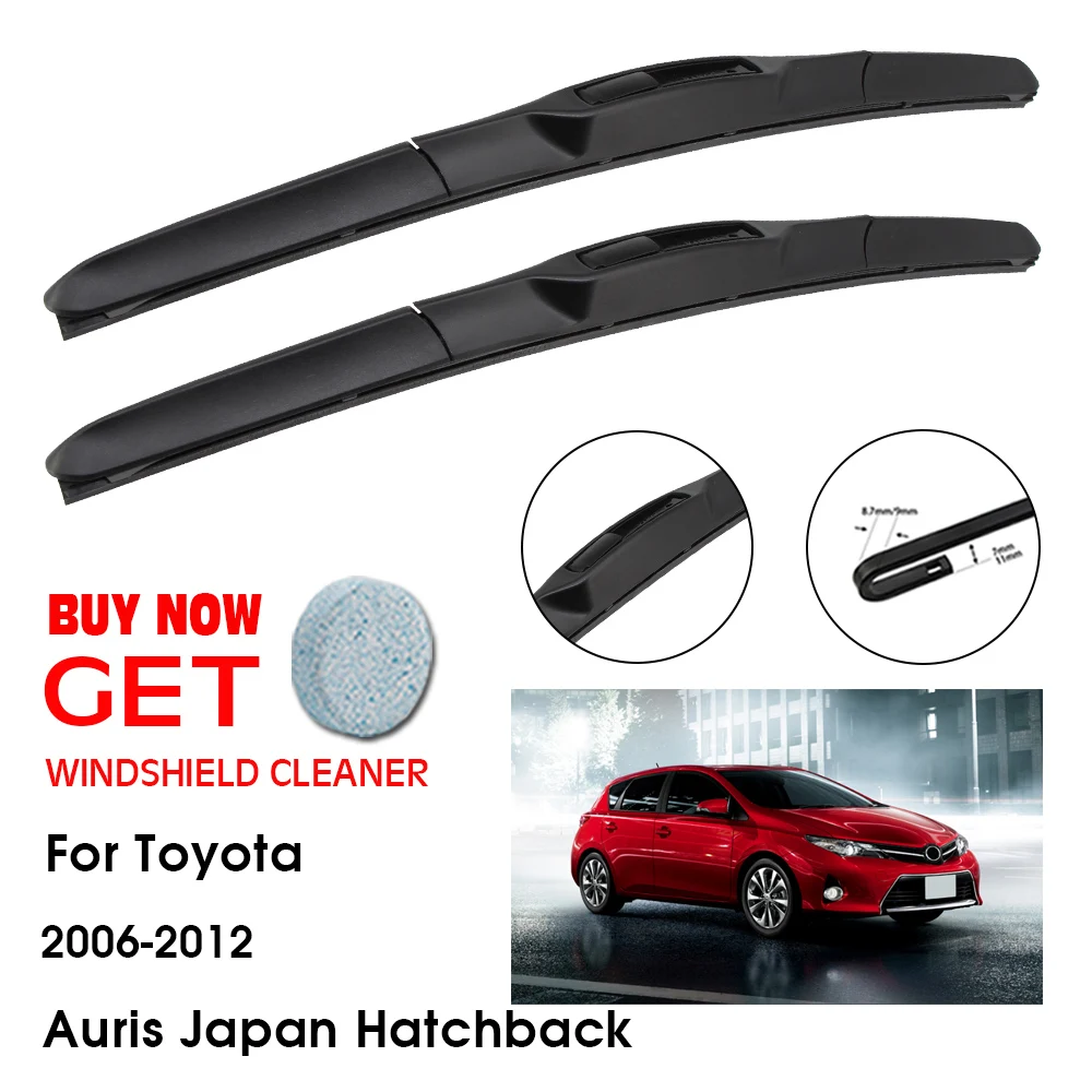 

Car Wiper For TOYOTA Auris Japan Hatchback 26"+16" 2006-2012 Front Window Washer Windscreen Windshield Wiper Blades Accessories