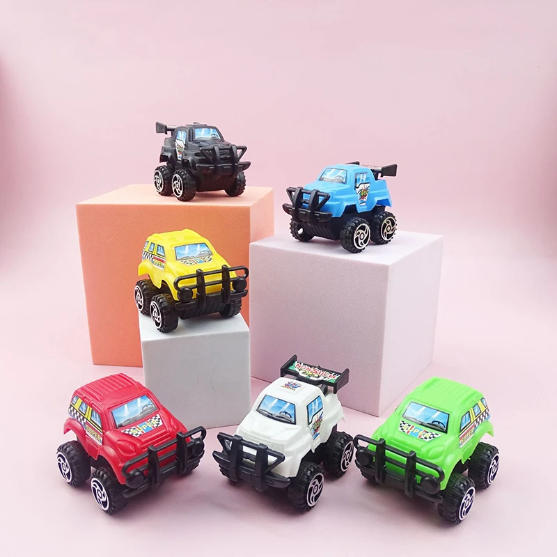 5Pcs Children's Educational Toys Cartoon Q Version Of The Back To The Buggy Toys Fun Cute Mini Car Kids Holiday Birthday Gifts