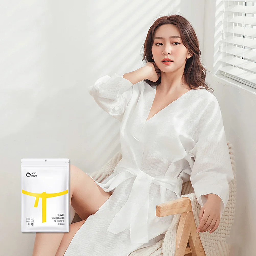 

Disposable Bath Wraps for Women Towelling Robes Suitable for Spa Salon Sauna Daily Use Comfortable Towelling Robes Women's