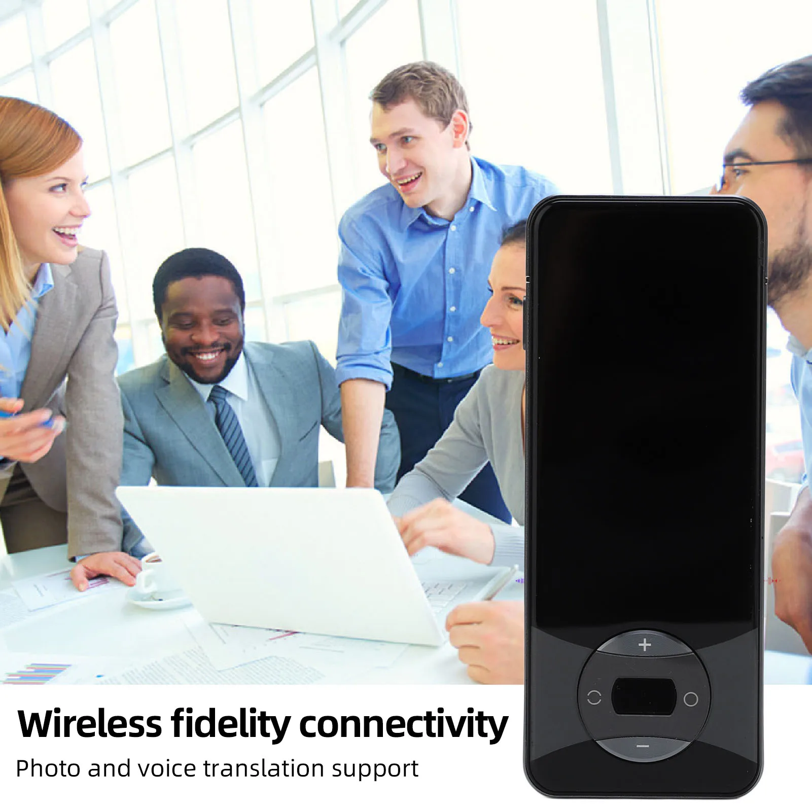 Smart Translator Photo and Voice Translation 74 Languages Support Language Translation Device with Mic and Speaker for Business