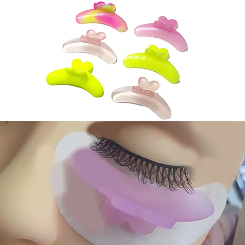 Reusable Silicone Anti-fall Off Eyelash Pads Anti-slip Lash Lift Ribbon Eyelash Perm Pads Perm Eyelash Spacer Lash Lifting Tool