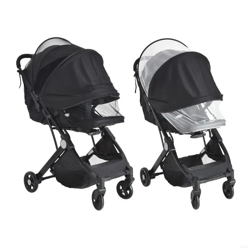 Easy to Use Fly Net with Sunshade Canopy Feature for Outdoor Baby Safety
