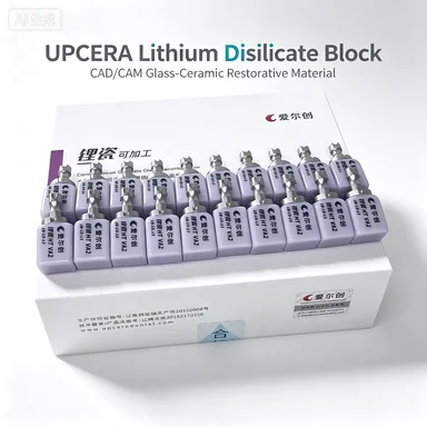 UPCERA Blue‑Zir Milling Blocks, Dental Denture CAD/CAM Lithium‑Disilicate Glass‑Ceramic Restorative Material
