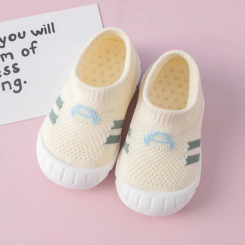 Детская обувь для дома, весна и осень, обувь для пола, нескользящая детская обувь, мягкая подошва, обувь для малышей, искусственная детская обувь-носки
