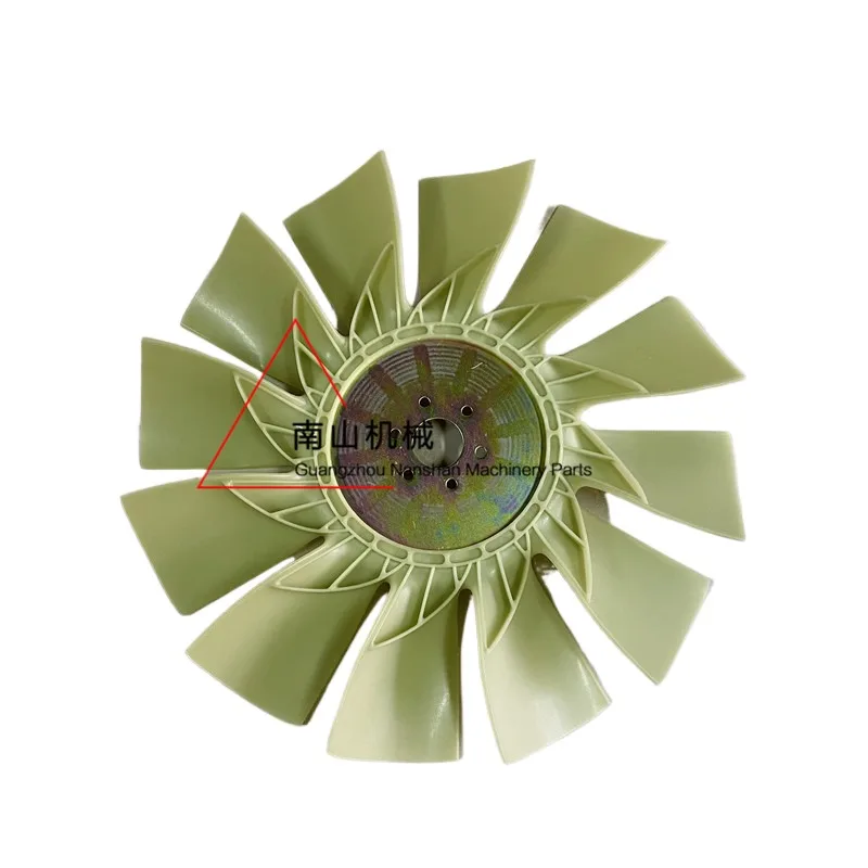 For Kato HD1430R/1430-3Fan blade MHPS Engine fan blade with multiple blades12Leaf Excavator Parts