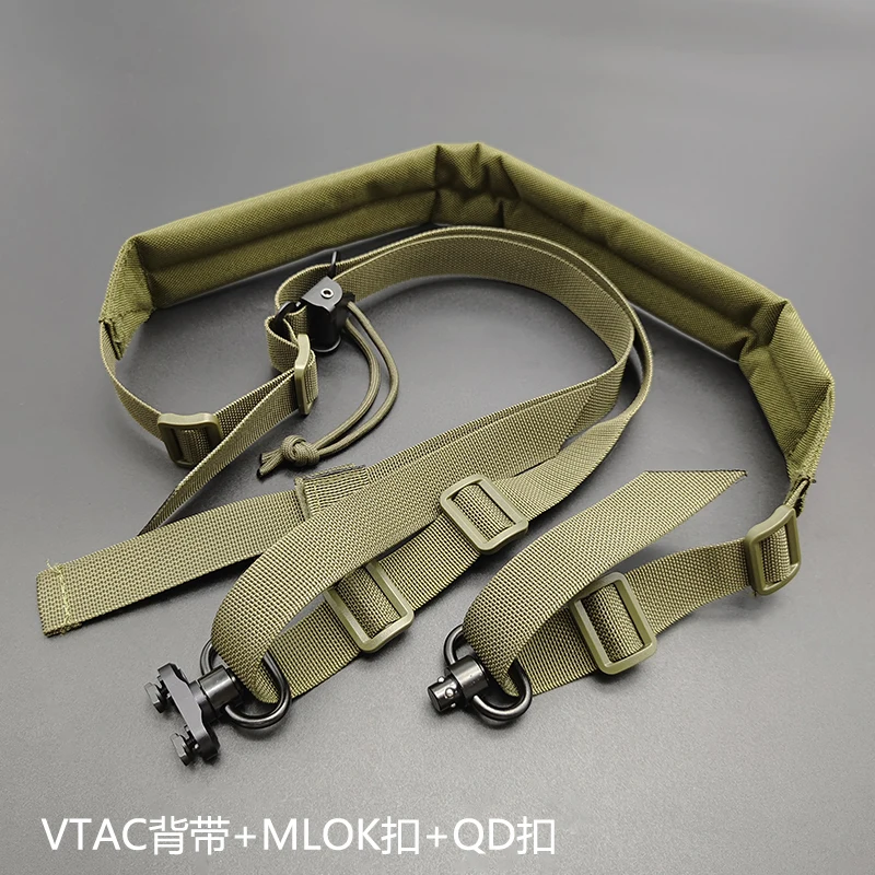 

Наружный ремень для винтовки VTAC MK2, Быстрый регулируемый наплечный ремень в 2 точки с MLOK 20 мм кнопкой крепления, тактическое оборудование