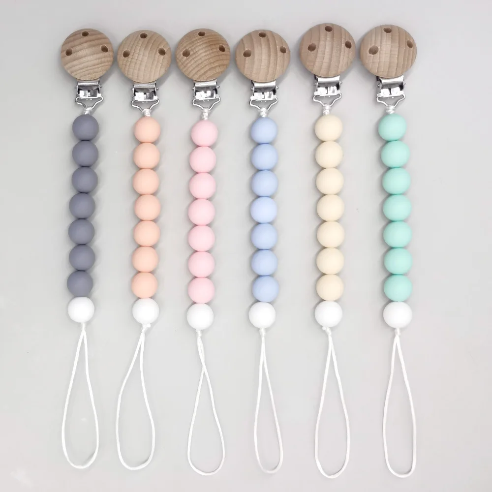 

Infant And Toddler Products Silicone Pacifier Chain Soothes Babies Anti Drop Chain