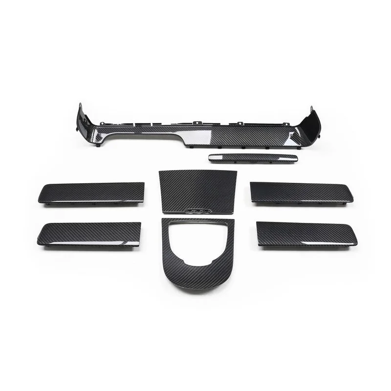 

Reli FOR Mercedes Benz G-Class Dry Carbon Fiber Interior Kit W464 G63 G500 Center Console Door Trim Interior Components