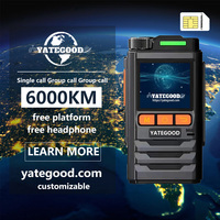 YATEGOOD G228 GPS 5000KM zello walkie talkie long range global ptt  4G poc radio100km