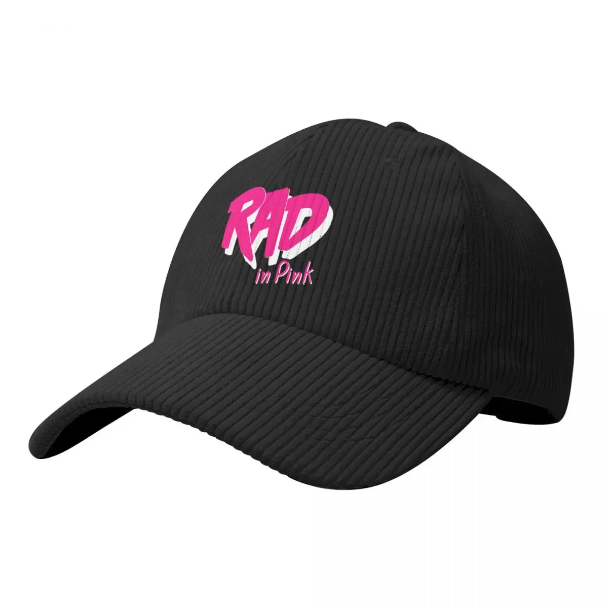 

Rad in Pink Tee Shirt - Black Baseball Cap Golf Hat fun hats Snap Back Hat Women's Beach Outlet Men's
