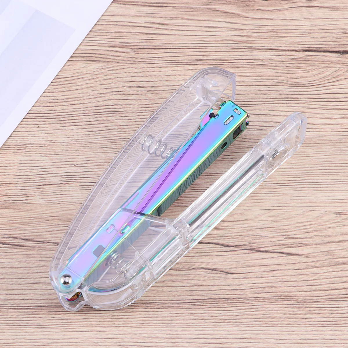 1pcs Gift Stapler Classic Modern Design Portable Stapling Machine For School Office Home With Staples Desk Organizer Stationery