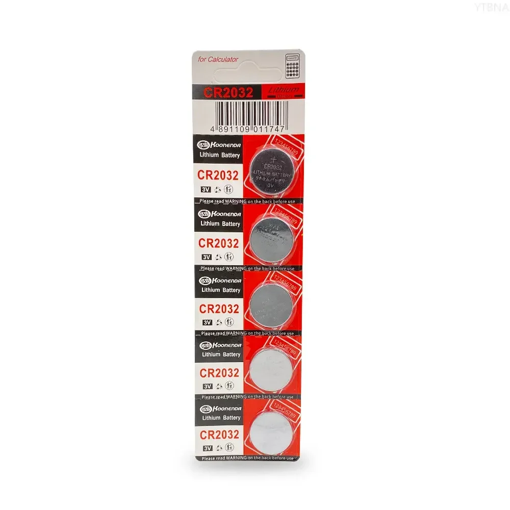 بطارية ليثيوم بزر 3 فولت CR2032 للساعة ، آلة حاسبة ، سيارة ، ريموت ، DL2032 ، ECR2032 ، BR2032 ، pr2032 ، CR ، أصلي