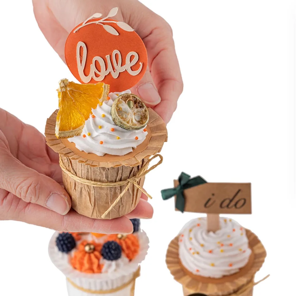 realistic artificial cakes fake food for display props happy wedding birthday decoration simulation sweet love cupcake model