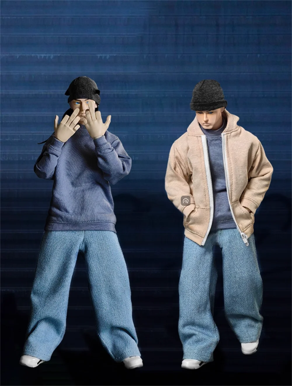 1/6th GOON اللعب نموذج تصميم فريد مغني الراب موضة نمط EM رجل فستان بتصميم بدلة بالمنشار نسخة مجموعة كاملة دمية الحركة المتحركة