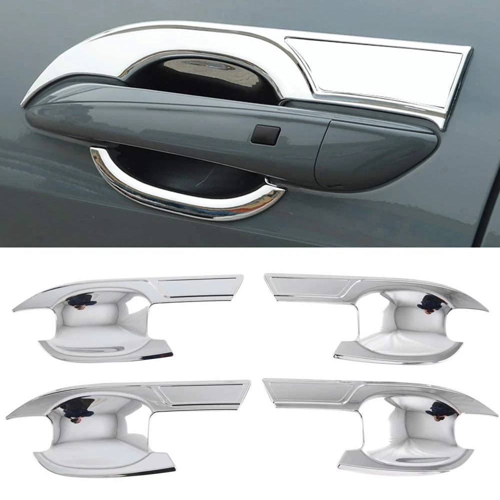 for Hyundai Elantra CN7 2021 Car Accessories Side Door Handle Bowl Cover Trim Decoration Frame Sticker, ABS