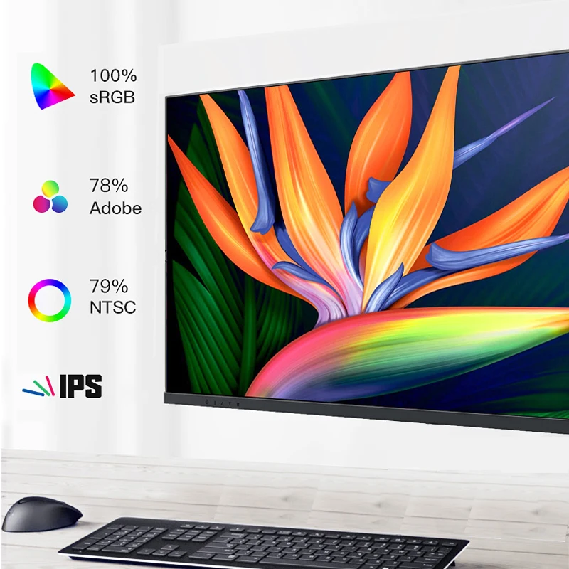 Imagem -04 - Monitor de Computador de 27 Polegadas 4k Uhd 60hz Ips 1ms Sincronização Adaptável Montagem Vesa 100 Rgb Compatível Hdmi dp Munitor Pra pc