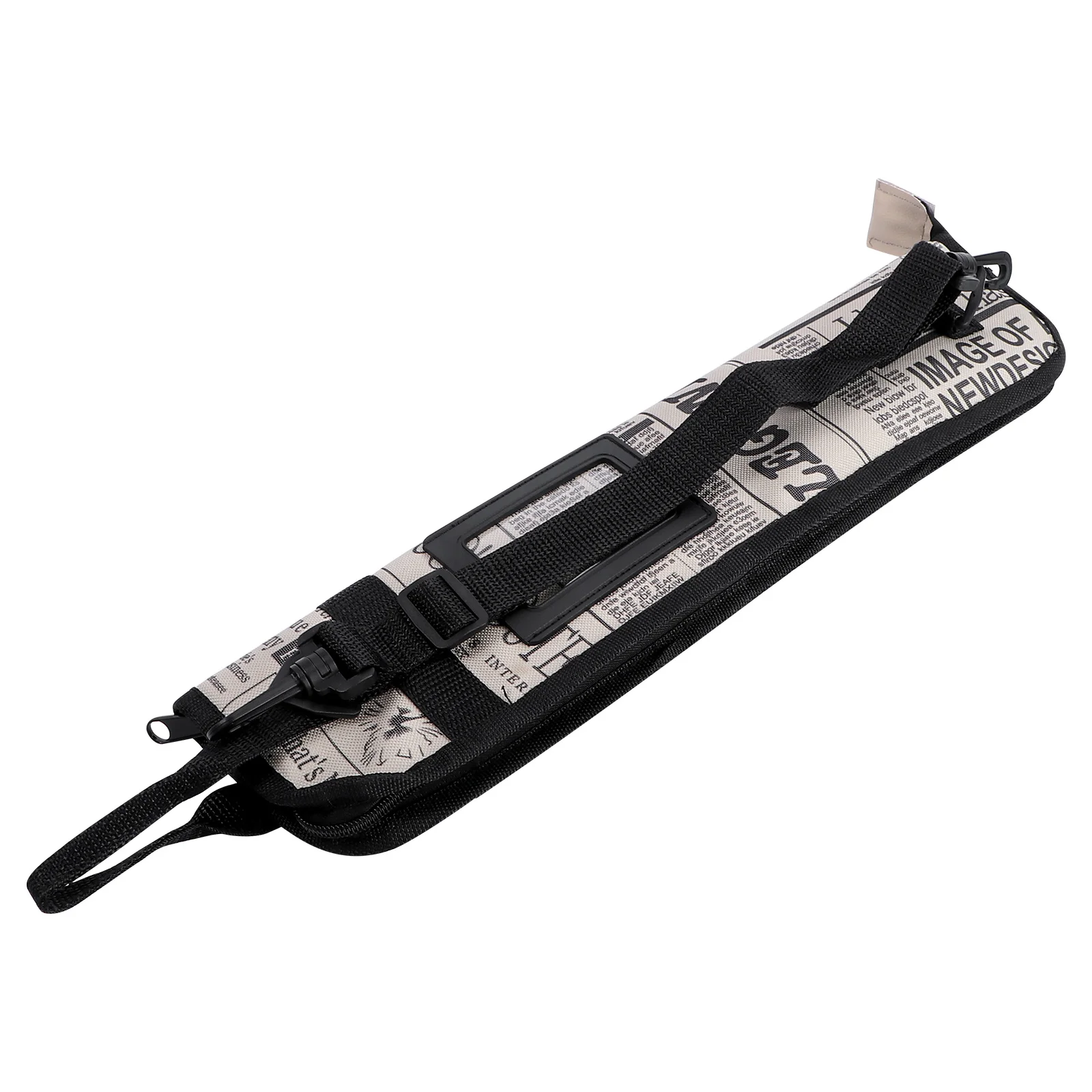 

Creative Newspaper Style Drumstick Bag Durable Material Waterproof Large Capacity Mallet Case Drumstick Bag Mallet Case