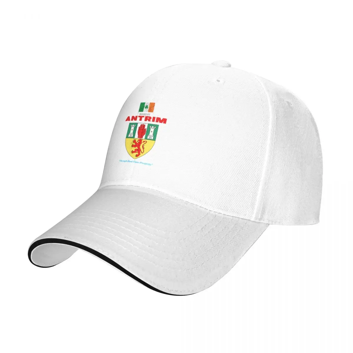 County Antrim Ireland - Official Crest Baseball Cap Hat Baseball Cap Brand Man cap Dropshipping For Women Men's