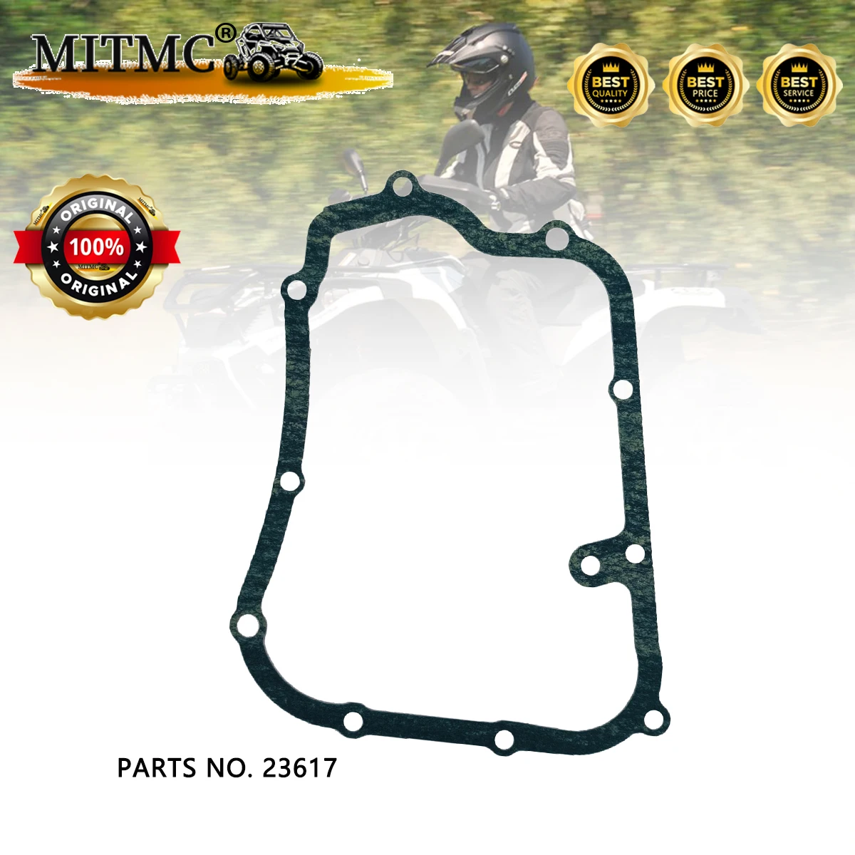 Right Crankcase Cover Gasket For Linhai 260 ATV 300  ATV 400  400 CUV LINHAI Parts No. 23617