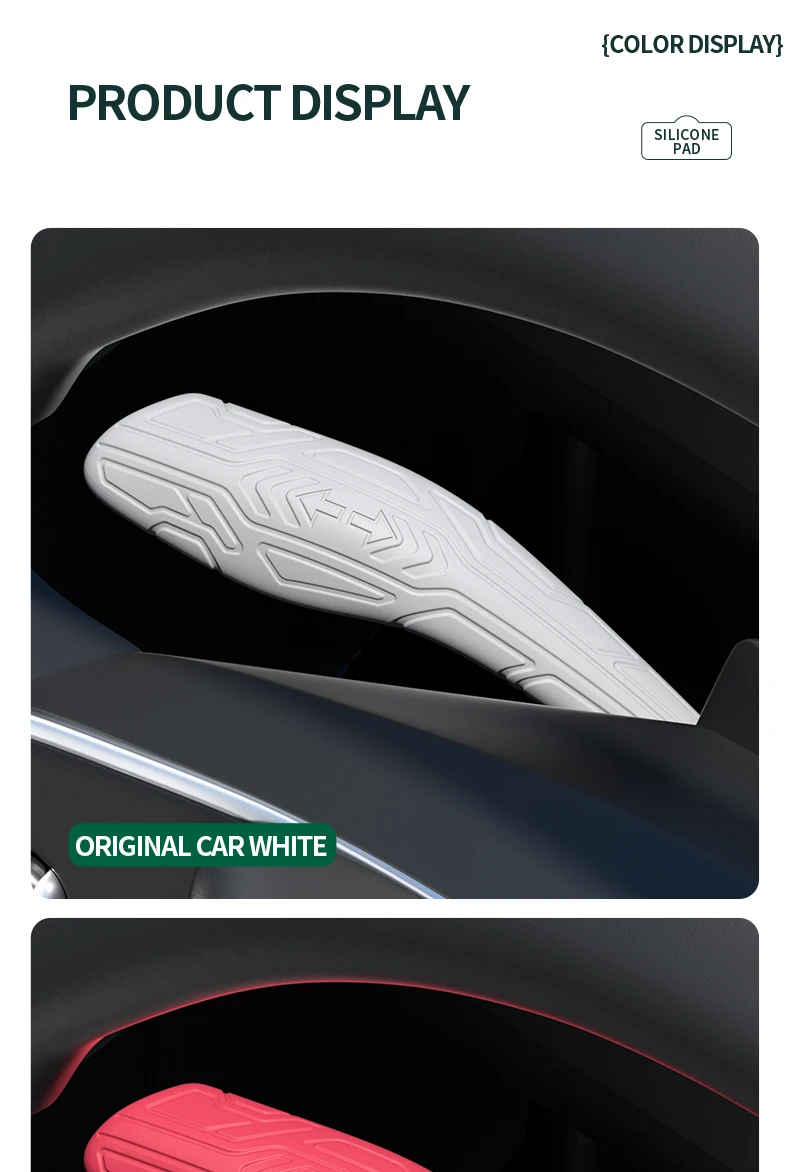 Für Tesla Model Y Juniper, Model 3 Highland & Model YL (2025-) Silikon-Lenksäulen-Schalthebelabdeckung Gangschaltungsschutz – Detail 13