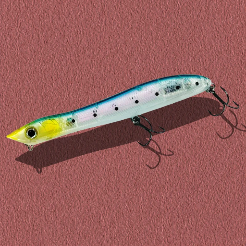 باتشينكو 100/140 توبواتر بوبر الصيد السحر الغزل المتذبذب Stickbait سطح العائمة الطعوم مخطط باس Bluefish بونيتو