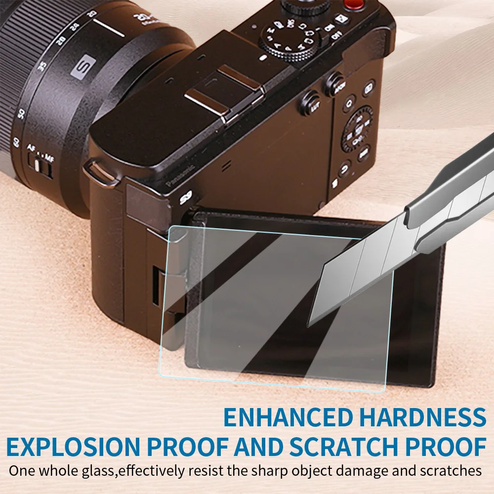 مناسبة لكاميرا باناسونيك S9 طبقة مقسى بإطار كامل بدون مرآة Ricoh GR3/GR3X طبقة رقيقة واقية للكاميرا