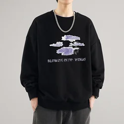 T shirt for men Autumn Oversize Long-Sleeved Tees Men's Clothing Y2k Vintage Printed Gym Anime shirt Tops Man Graphic T-shirts