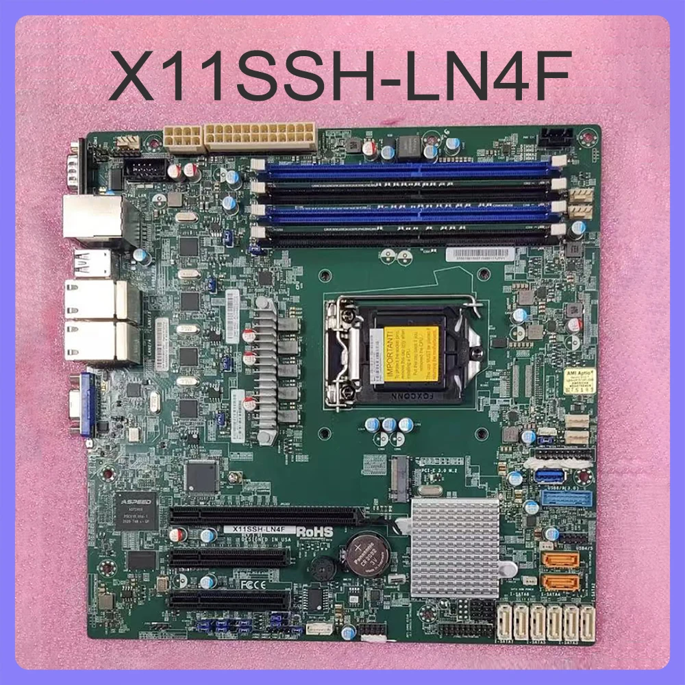 v6/v5 7th/6th Gen E3-1200 For Supermicro Motherboard X11SSH-LN4F